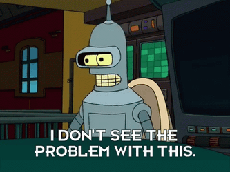 Bender doesn't see a problem with this... or with using AI for marketing copy.