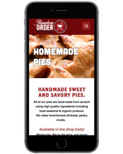 Random Order's new mobile site achieves the goals of the desktop version and makes it easy to view for people on-the-go.
